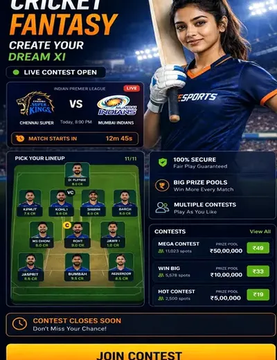 Gzbsatta (g z b satta king) fantasy cricket & matchday visual 3